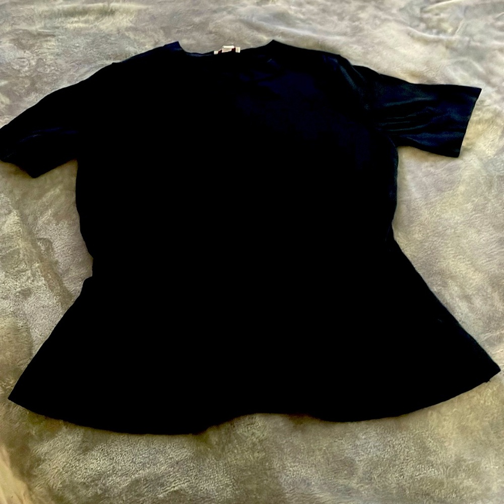 Gap brand black knit short sleeve top, size‎ M